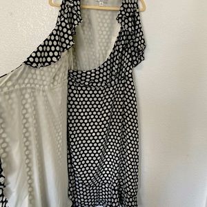 Polka Dot Wrap Dress